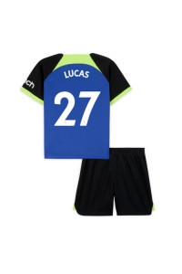 Tottenham Hotspur Lucas Moura #27 Babytruitje Uit tenue Kind 2022-23 Korte Mouw (+ Korte broeken)